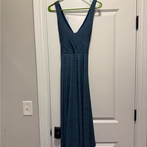 Prana Spacedye Deep Teal Maxi Dress